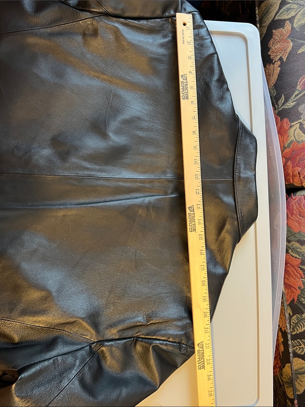 NEW j.ferrar Black Leather Sport Coat Blazer Soft XL - Picture 9 of 11